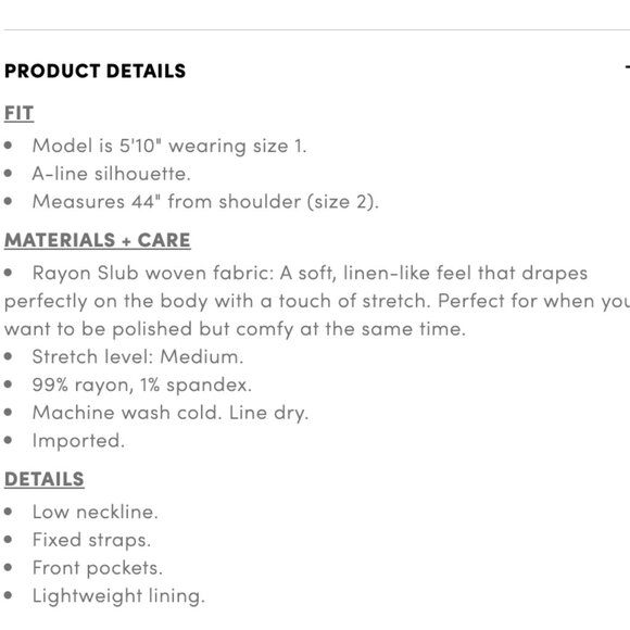 NWT Torrid Midi Rayon Slub V Neck Cami Beach Dress - Sz. 0/L/12 - Picture 12 of 12